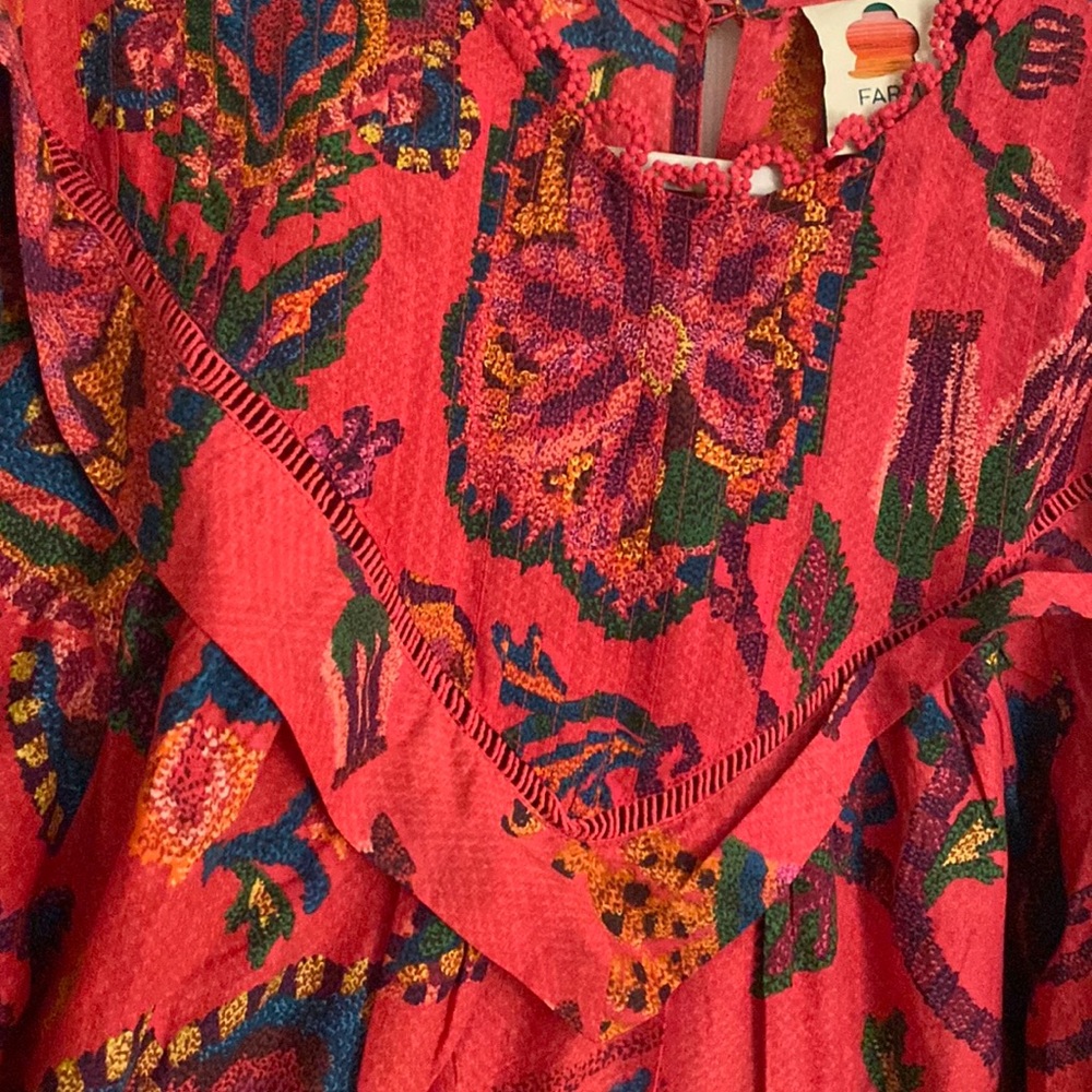 Farm Rio Tapestry Mini Dress - Picture 5 of 14